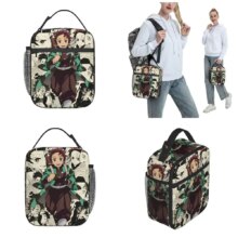 Demon Slayer Nezuko Kamado Insulated Lunch Bag High Capacity Lunch Container Cooler Bag Tote Lunch Box Outdoor Bento Pouch Demon Slayer Nezuko Kamado Insulated Lunch Bag High Capacity Lunch Container Cooler Bag Tote Lunch Box Outdoor Bento Pouch