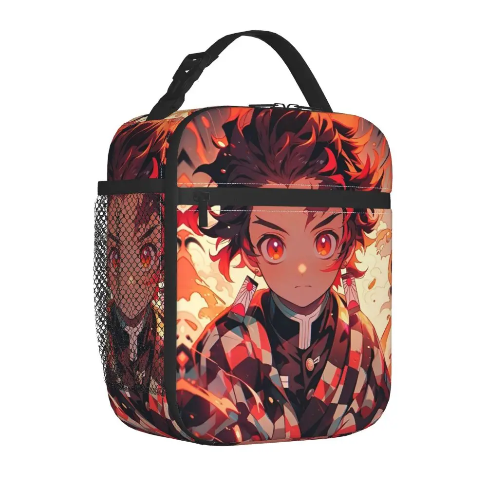 Anime Kawaii Demon Slayer Tanjiro Kamado Lunch Bag