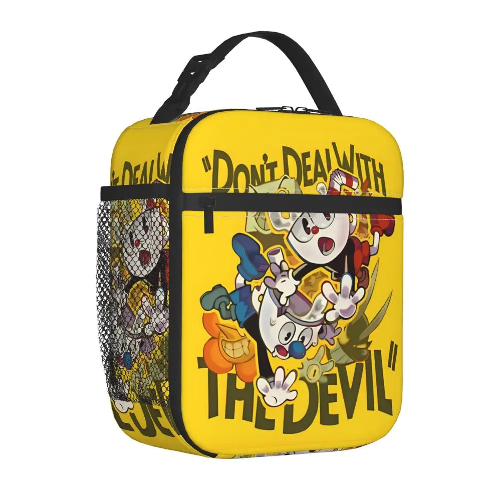 Kawaii Anime Cuphead Don't Deal With The Devil Lunch Bag