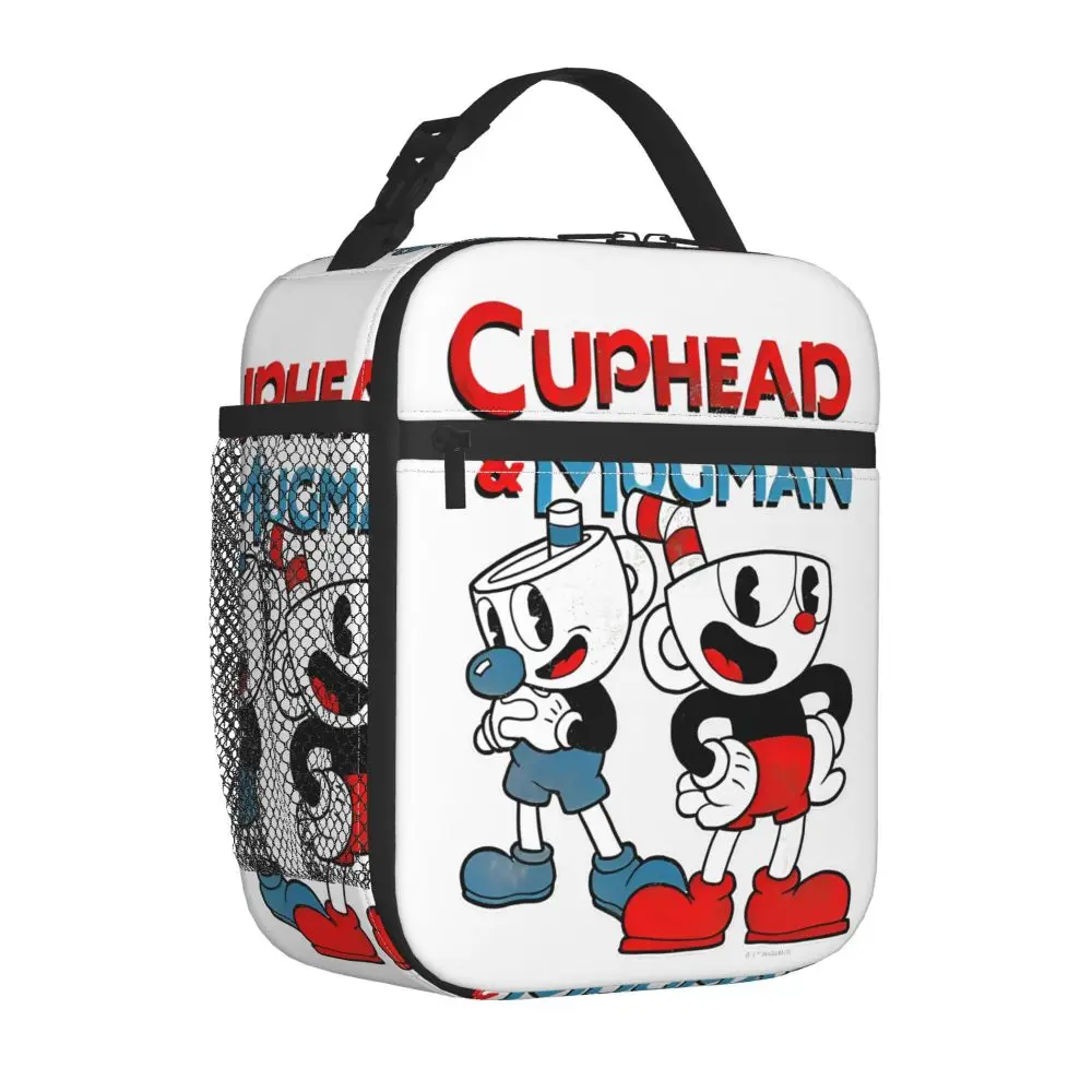 Kawaii Anime Cuphead And Mugman Lunch Bag