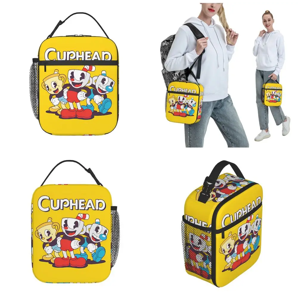 Kawaii Cuphead Character Anime Lunch Bag