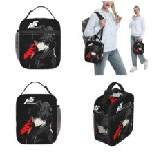 Aigis P3R Insulated Lunch Bag High Capacity Personas 3 Anime Reusable Cooler Bag Tote Lunch Box Beach Travel Men Women Aigis P3R Insulated Lunch Bag High Capacity Personas 3 Anime Reusable Cooler Bag Tote Lunch Box Beach Travel Men Women