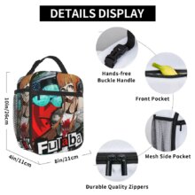 Aigis P3R Insulated Lunch Bag High Capacity Personas 3 Anime Reusable Cooler Bag Tote Lunch Box Beach Travel Men Women Aigis P3R Insulated Lunch Bag High Capacity Personas 3 Anime Reusable Cooler Bag Tote Lunch Box Beach Travel Men Women