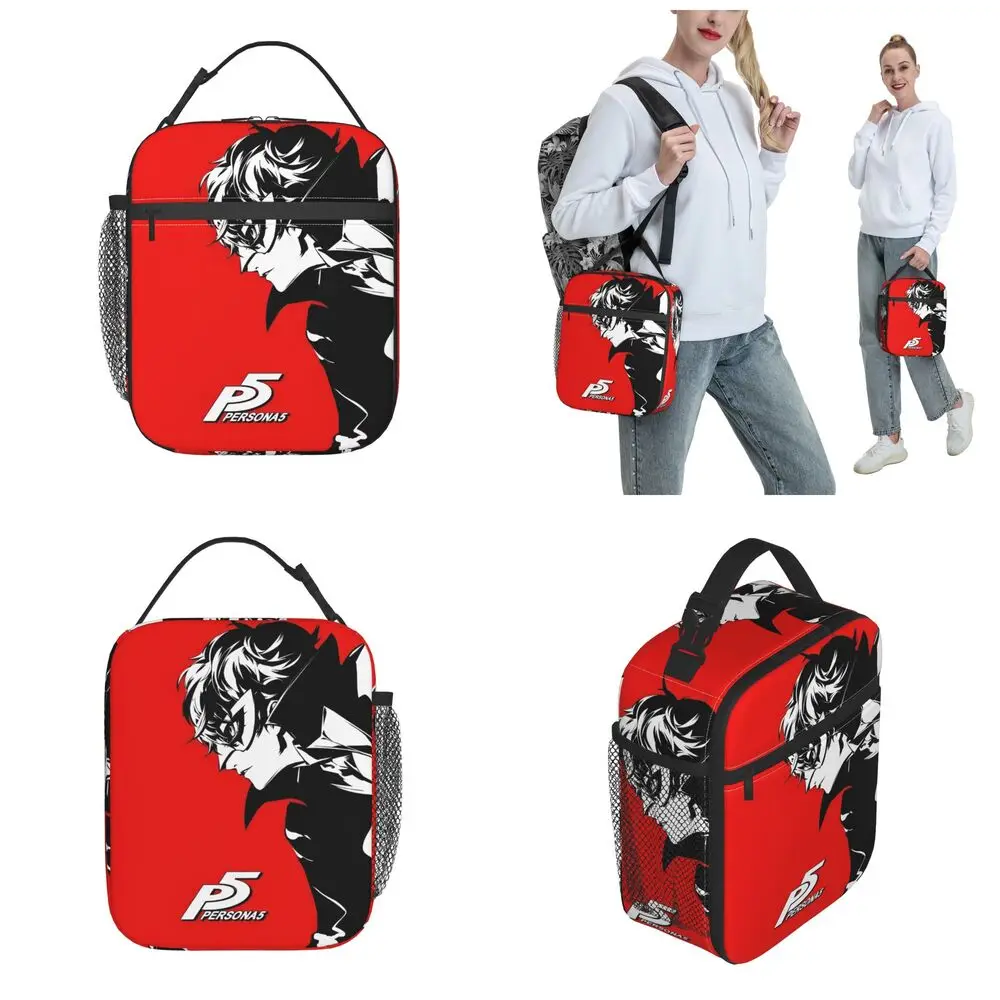 Kawaii Persona 5 Joker Insulated Lunch Bag