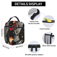 Aigis P3R Insulated Lunch Bag High Capacity Personas 3 Anime Reusable Cooler Bag Tote Lunch Box Beach Travel Men Women Aigis P3R Insulated Lunch Bag High Capacity Personas 3 Anime Reusable Cooler Bag Tote Lunch Box Beach Travel Men Women