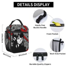 Aigis P3R Insulated Lunch Bag High Capacity Personas 3 Anime Reusable Cooler Bag Tote Lunch Box Beach Travel Men Women Aigis P3R Insulated Lunch Bag High Capacity Personas 3 Anime Reusable Cooler Bag Tote Lunch Box Beach Travel Men Women