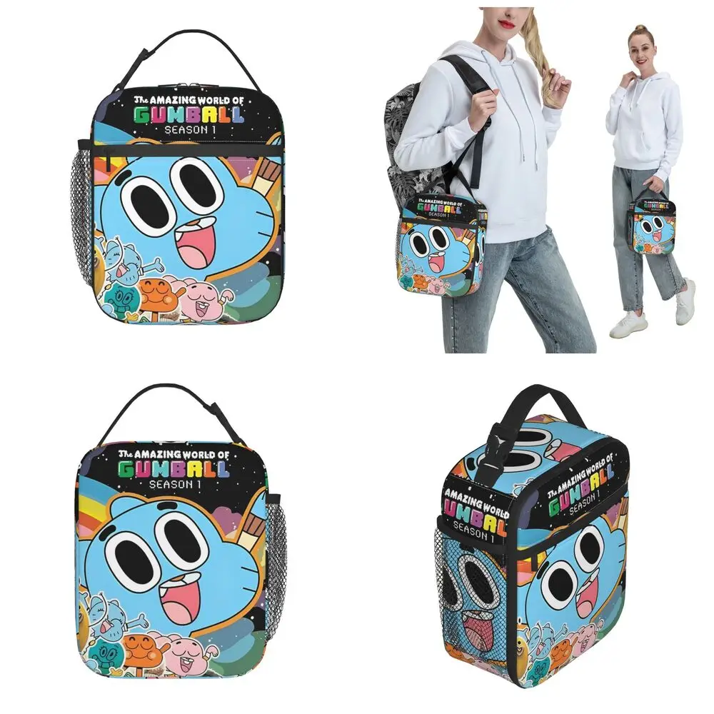 Kawaii The Amazing World Of Gumball Insulated Lunch Bag