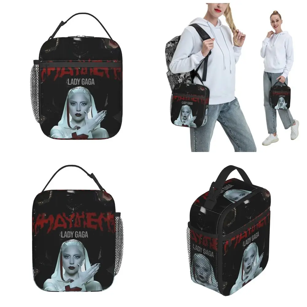 Lady Gaga Mayhem Kawaii Insulated Lunch Bag