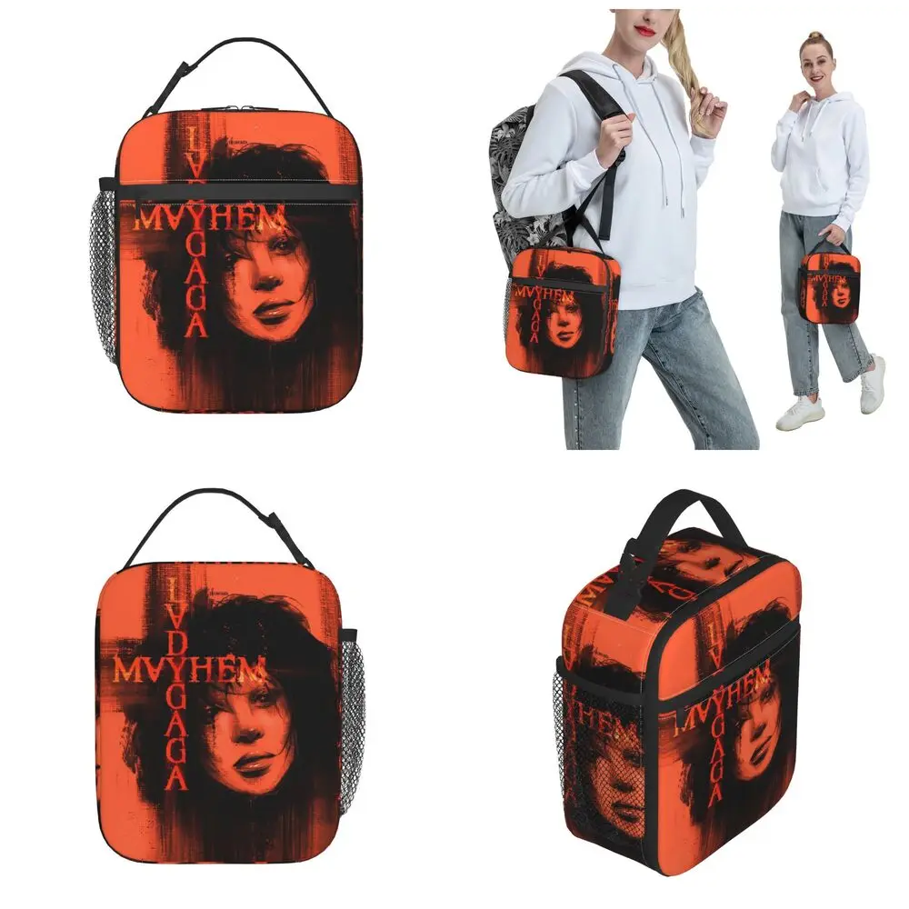 Kawaii Lady Gaga Mayhem Insulated Lunch Bag