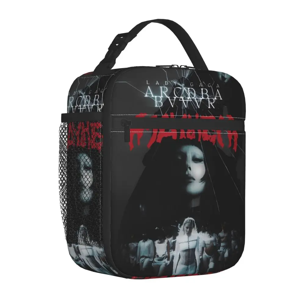 Mayhem Lady Gaga Kawaii Printed Insulated Lunch Bag