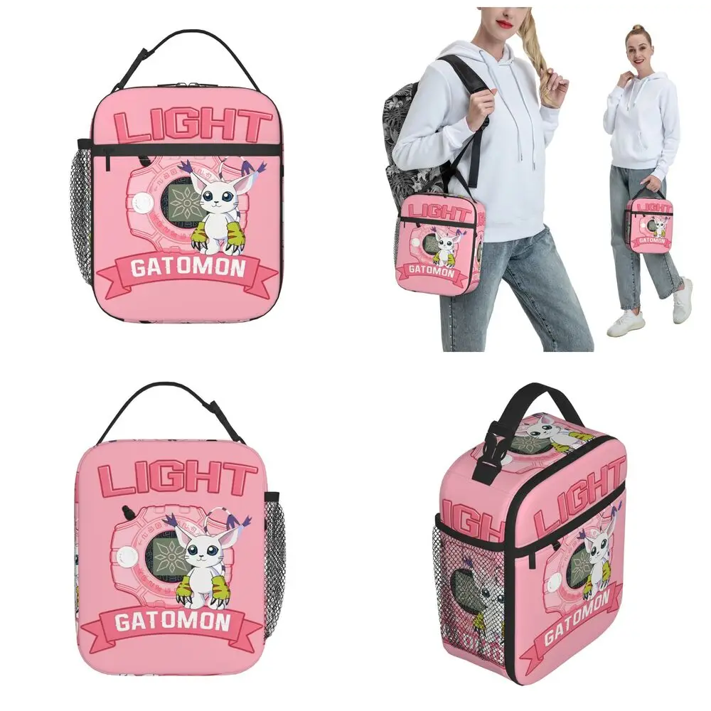 Kawaii Anime Digimon Adventure Tailmon Lunch Bag
