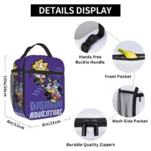 Digimon Adventure Togemon Insulated Lunch Bags Large Reusable Cooler Bag Tote Lunch Box Beach Travel Food Storage Bags Digimon Adventure Togemon Insulated Lunch Bags Large Reusable Cooler Bag Tote Lunch Box Beach Travel Food Storage Bags