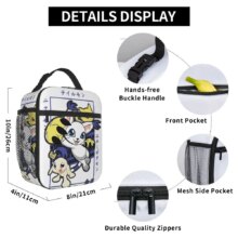 Digimon Adventure Togemon Insulated Lunch Bags Large Reusable Cooler Bag Tote Lunch Box Beach Travel Food Storage Bags Digimon Adventure Togemon Insulated Lunch Bags Large Reusable Cooler Bag Tote Lunch Box Beach Travel Food Storage Bags