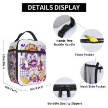 Dr Slump Arale Insulated Lunch Bag Leakproof Reusable Thermal Bag Tote Lunch Box Beach Picnic Girl Boy Dr Slump Arale Insulated Lunch Bag Leakproof Reusable Thermal Bag Tote Lunch Box Beach Picnic Girl Boy