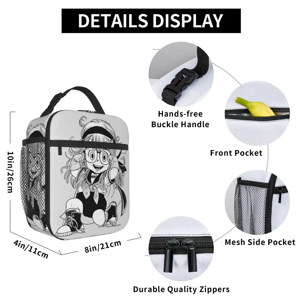 Dr Slump Arale Printed Kawaii Leakproof Lunch Bag 