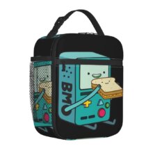 Adventure Times Finn Jake BMO Insulated Lunch Bag Large Cartoon Reusable Thermal Bag Tote Lunch Box School Outdoor Bento Pouch Adventure Times Finn Jake BMO Insulated Lunch Bag Large Cartoon Reusable Thermal Bag Tote Lunch Box School Outdoor Bento Pouch