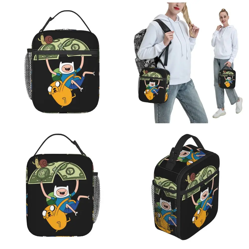 Kawaii Anime Adventure Time Finn And Jake Lunch Bag