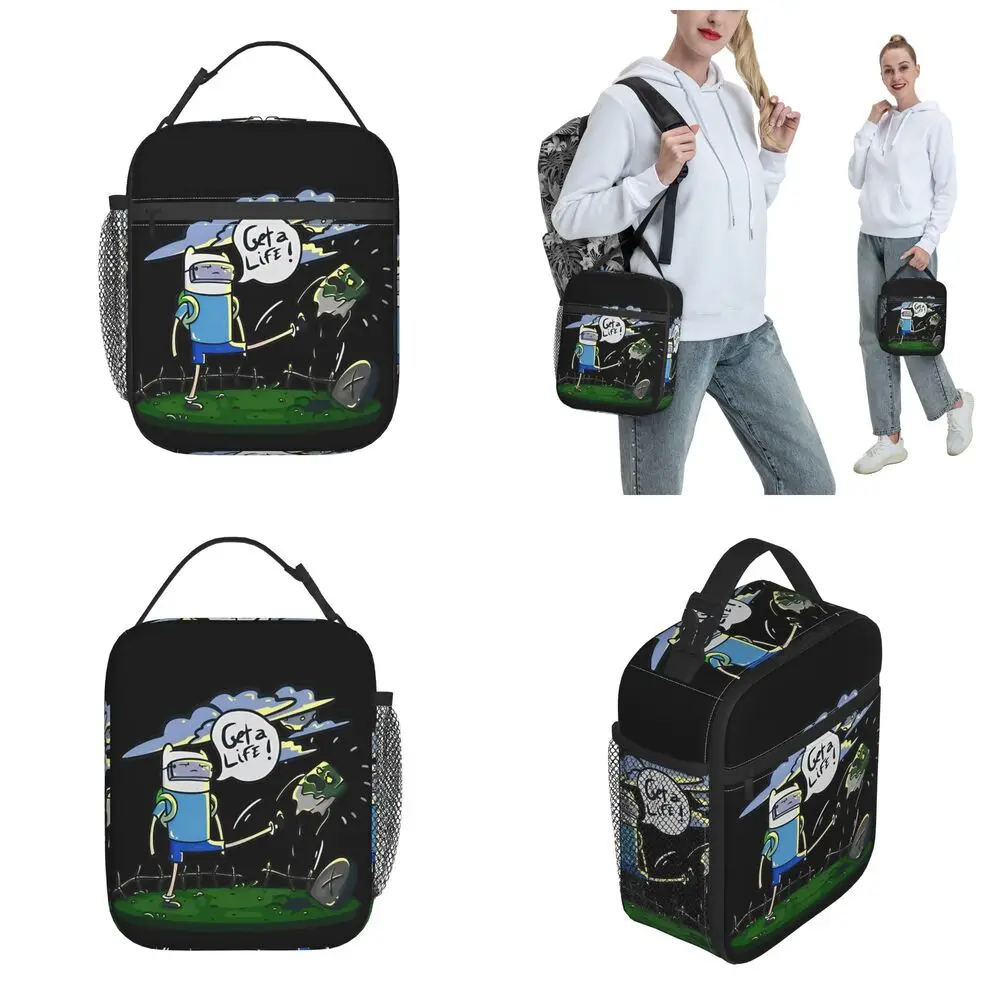 Kawaii Anime Adventure Time Finn The Human Lunch Bag
