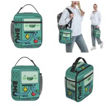 Adventure Times Finn Jake BMO Insulated Lunch Bag Large Cartoon Reusable Thermal Bag Tote Lunch Box School Outdoor Bento Pouch Adventure Times Finn Jake BMO Insulated Lunch Bag Large Cartoon Reusable Thermal Bag Tote Lunch Box School Outdoor Bento Pouch