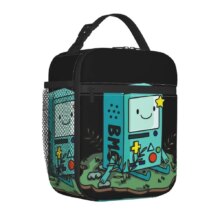 Adventure Times Finn Jake BMO Insulated Lunch Bag Large Cartoon Reusable Thermal Bag Tote Lunch Box School Outdoor Bento Pouch Adventure Times Finn Jake BMO Insulated Lunch Bag Large Cartoon Reusable Thermal Bag Tote Lunch Box School Outdoor Bento Pouch