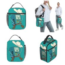 Adventure Times Finn Jake BMO Insulated Lunch Bag Large Cartoon Reusable Thermal Bag Tote Lunch Box School Outdoor Bento Pouch Adventure Times Finn Jake BMO Insulated Lunch Bag Large Cartoon Reusable Thermal Bag Tote Lunch Box School Outdoor Bento Pouch