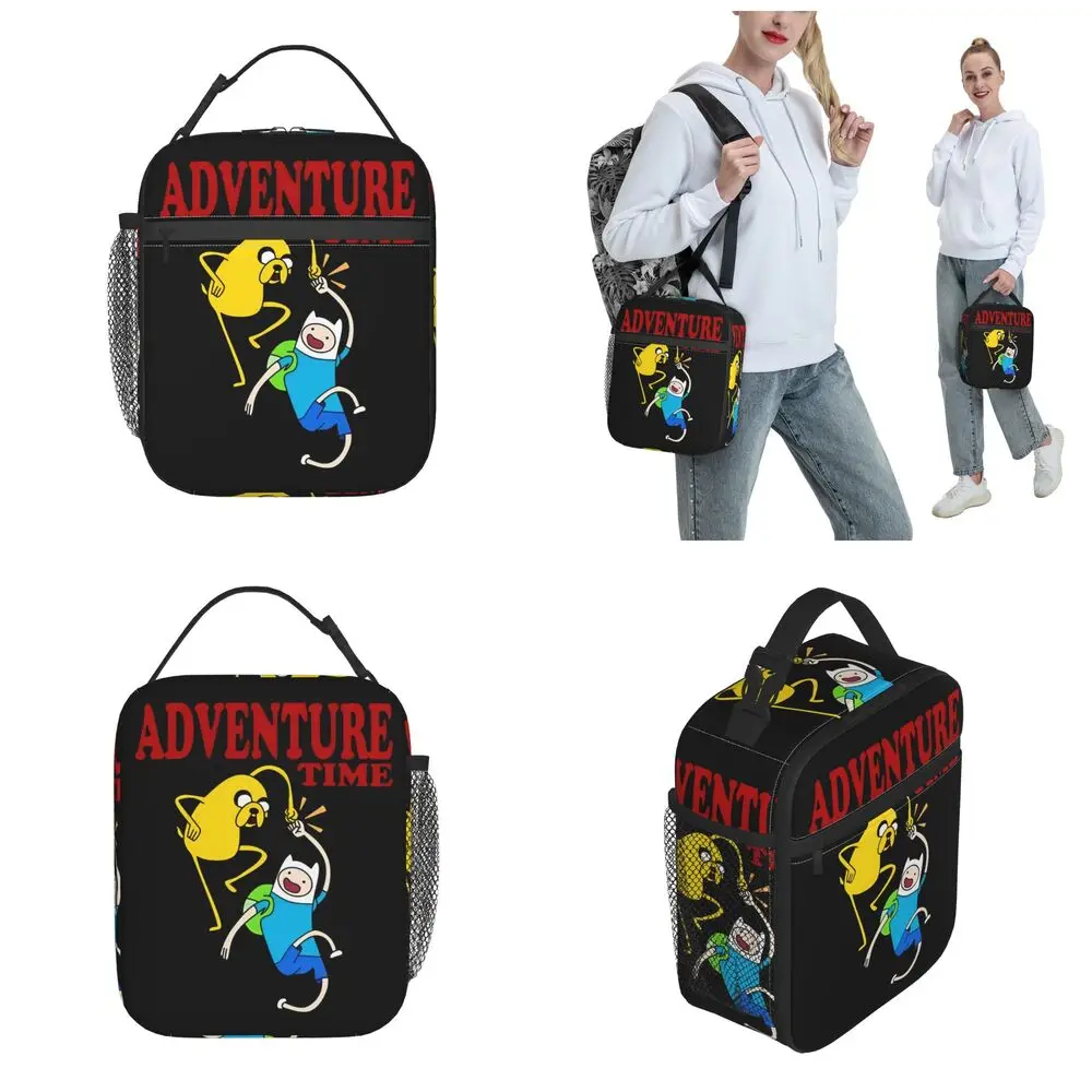 Kawaii Adventure Time Anime Finn And Jake Lunch Bag