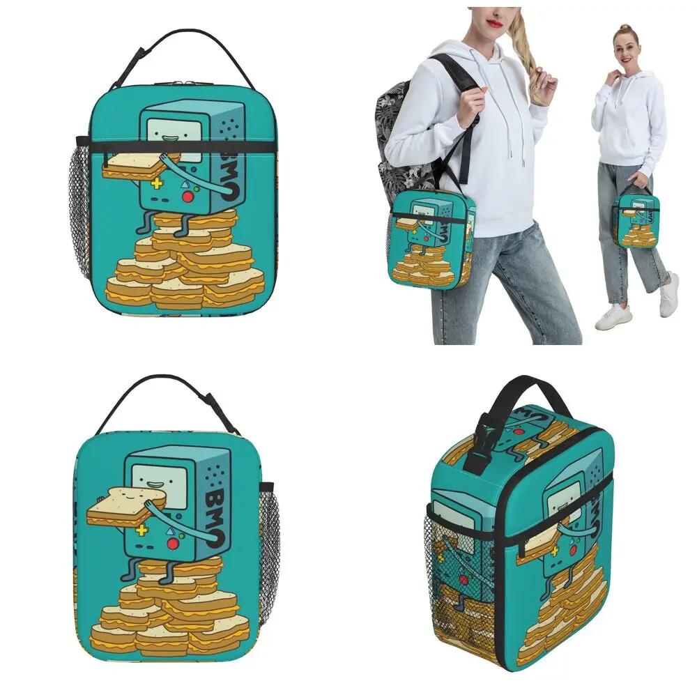 Kawaii Anime Adventure Time BMO Sandwich Lunch Bag