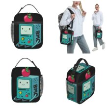 Adventure Times Finn Jake BMO Insulated Lunch Bag Large Cartoon Reusable Thermal Bag Tote Lunch Box School Outdoor Bento Pouch Adventure Times Finn Jake BMO Insulated Lunch Bag Large Cartoon Reusable Thermal Bag Tote Lunch Box School Outdoor Bento Pouch