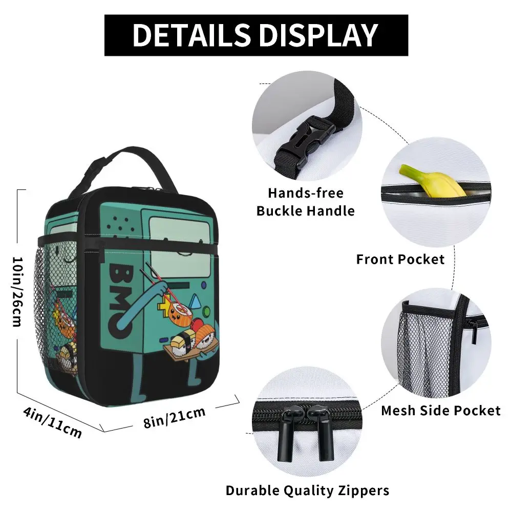 Anime Adventure Time Kawaii BMO Lunch Bag