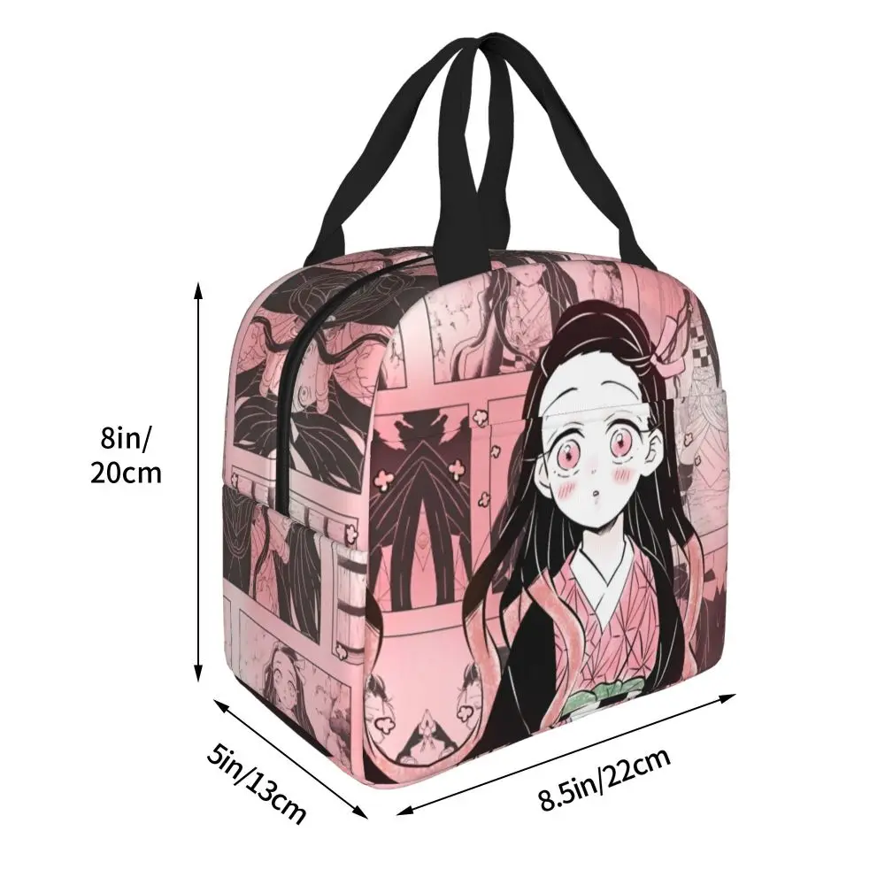Kawaii Demon Slayer Anime Nezuko Lunch Bag