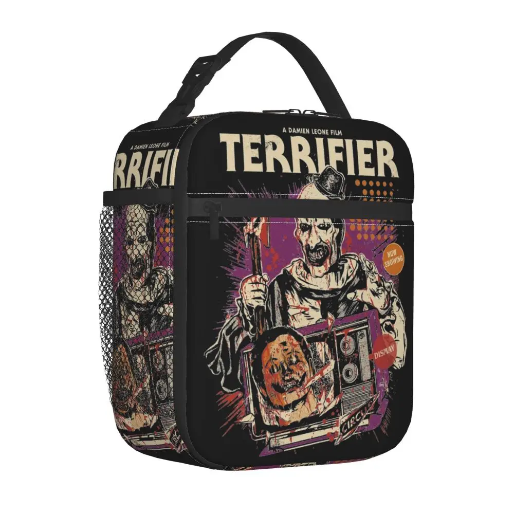Horror Terrifier Art The Clown Anime Insulated Lunch Bag