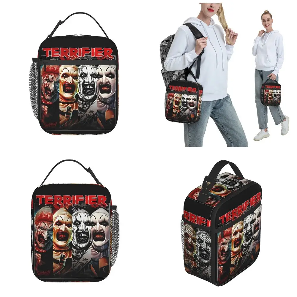 Horror Anime Terrifier Character Insulated Lunch Bag
