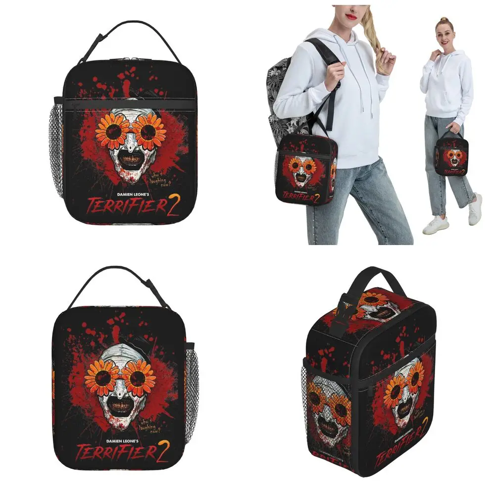 Art The Clown Terrifier 2 Sunflower Sunglasses Lunch Bag