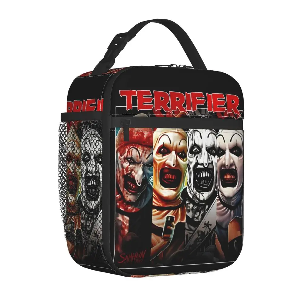 Horror Anime Terrifier Character Insulated Lunch Bag