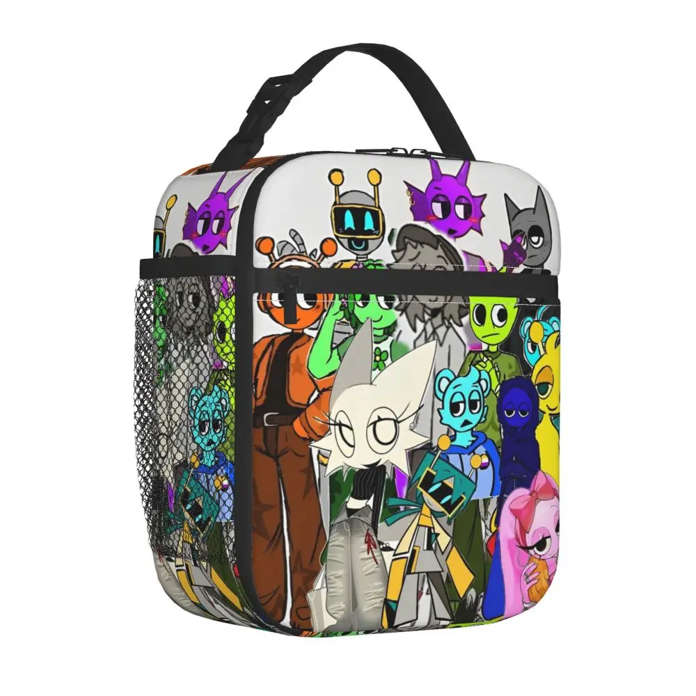 Character Sprunki Kawaii Lunch Bag