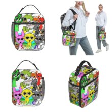 Sprunki Horror Spranky Insulated Lunch Bags Portable Lunch Container Thermal Bag Tote Lunch Box Work Picnic Food Handbags Sprunki Horror Spranky Insulated Lunch Bags Portable Lunch Container Thermal Bag Tote Lunch Box Work Picnic Food Handbags