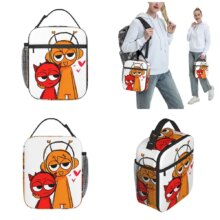 Sprunki Horror Spranky Insulated Lunch Bags Portable Lunch Container Thermal Bag Tote Lunch Box Work Picnic Food Handbags Sprunki Horror Spranky Insulated Lunch Bags Portable Lunch Container Thermal Bag Tote Lunch Box Work Picnic Food Handbags