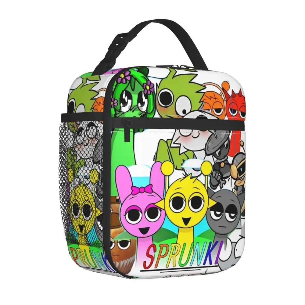 Kawaii Sprunki Character Lunch Bag