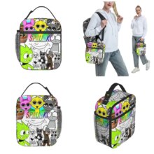 Sprunki Horror Spranky Insulated Lunch Bags Portable Lunch Container Thermal Bag Tote Lunch Box Work Picnic Food Handbags Sprunki Horror Spranky Insulated Lunch Bags Portable Lunch Container Thermal Bag Tote Lunch Box Work Picnic Food Handbags