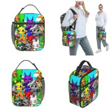 Sprunki Horror Spranky Insulated Lunch Bags Portable Lunch Container Thermal Bag Tote Lunch Box Work Picnic Food Handbags Sprunki Horror Spranky Insulated Lunch Bags Portable Lunch Container Thermal Bag Tote Lunch Box Work Picnic Food Handbags