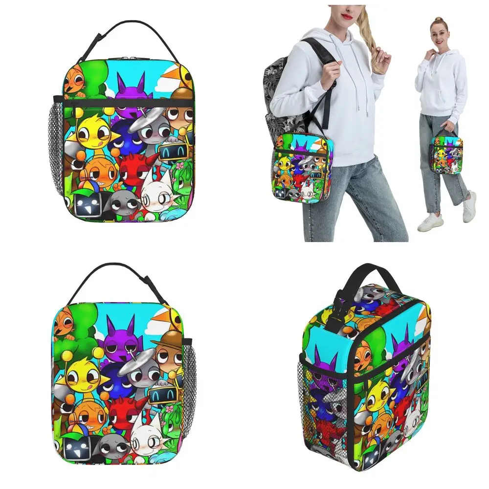 Kawaii Character Sprunki Lunch Bag