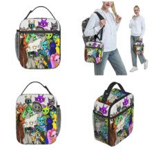 Sprunki Horror Spranky Insulated Lunch Bags Portable Lunch Container Thermal Bag Tote Lunch Box Work Picnic Food Handbags Sprunki Horror Spranky Insulated Lunch Bags Portable Lunch Container Thermal Bag Tote Lunch Box Work Picnic Food Handbags