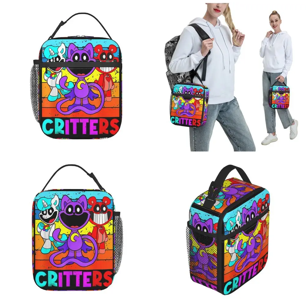 Kawaii Cartoon Smiling Critters CatNap And CraftyCorn With Bobby Lunch Bag