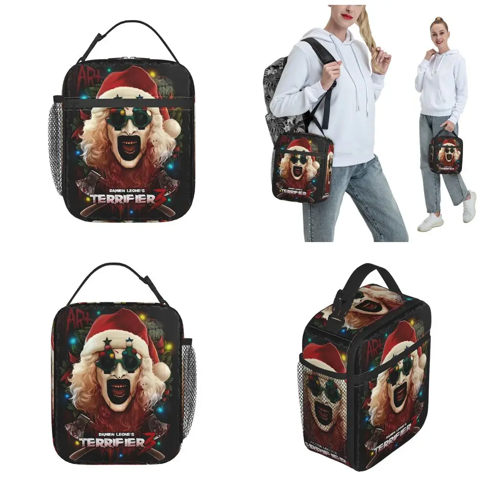 Horror Terrifier Christmas Art The Clown Lunch Bag