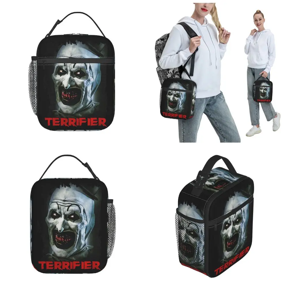 Horror Terrifier Art The Clown Insulated Polyester Lunch Bag