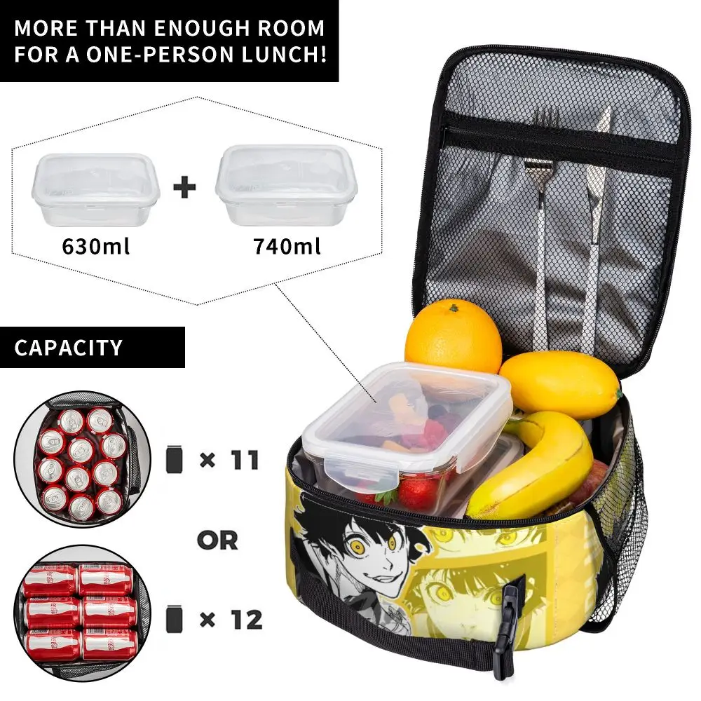 Cartoon Kawaii Blue Lock Meguru Bachira Lunch Bag