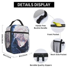 Blue Lock Football Insulated Lunch Bag Portable Meal Container Cooler Bag Tote Lunch Box College Picnic Bento Pouch Blue Lock Football Insulated Lunch Bag Portable Meal Container Cooler Bag Tote Lunch Box College Picnic Bento Pouch
