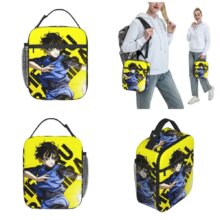 Blue Lock Football Insulated Lunch Bag Portable Meal Container Cooler Bag Tote Lunch Box College Picnic Bento Pouch Blue Lock Football Insulated Lunch Bag Portable Meal Container Cooler Bag Tote Lunch Box College Picnic Bento Pouch