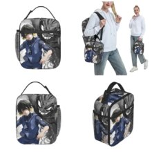 Blue Lock Football Insulated Lunch Bag Portable Meal Container Cooler Bag Tote Lunch Box College Picnic Bento Pouch Blue Lock Football Insulated Lunch Bag Portable Meal Container Cooler Bag Tote Lunch Box College Picnic Bento Pouch