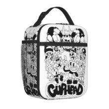 Cuphead Game Insulated Lunch Bag Cuphead Game Insulated Lunch Bag